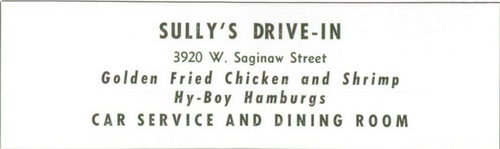 Sullys Drive-In - High School Yearbook